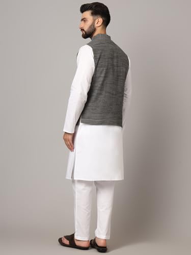 Image of LATEST CHIKAN Men's Nehru Jacket /Waistcoat Sophisticated Ethnic Wear