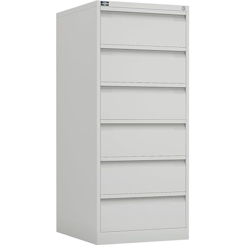 BISLEY Karteischrank ECO, doppelbahnig, DIN A5, 6 Schubladen, Farbe reinweiß