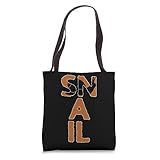 snail Colorful Animal Shadow silhouette Tote Bag