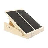2-in-1 Holz Wackelbrett Schrägbrett Verstellbarer Neigungswinkel