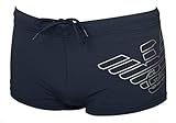 Emporio Armani Herren Swimming Trunk Beachwear Silver Eagle Badehose, Blau (Blu Navy 06935), Small (Herstellergröße: 48)