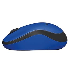(Renewed) Logitech M221 Silent Wireless Mouse- Blue