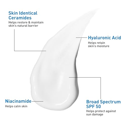 CeraVe PM Facial Moisturizing Lotion, 3 Ounce + AM Facial Moisturizing Lotion SPF 50, 3 Oz - image 5