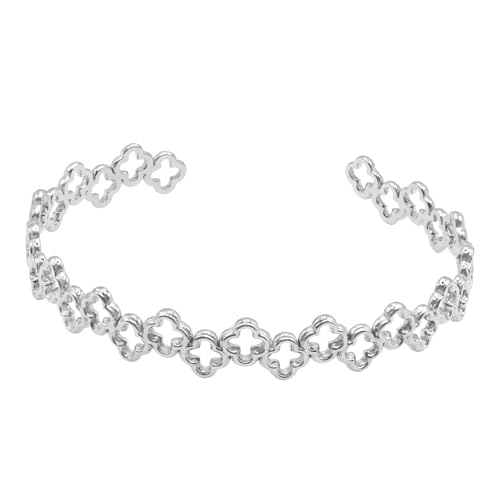 Heideman Armband Damen aus Edelstahl silber gold rosegold farbend poliert Armreif für Frauen Stilvolle Armspange