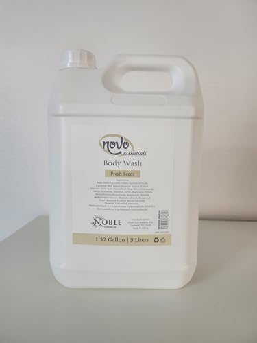 1.32 Gallon Essentials Body Wash in bulk Fresh Scent incluide for Hotel and Motel Use wholesale image 4