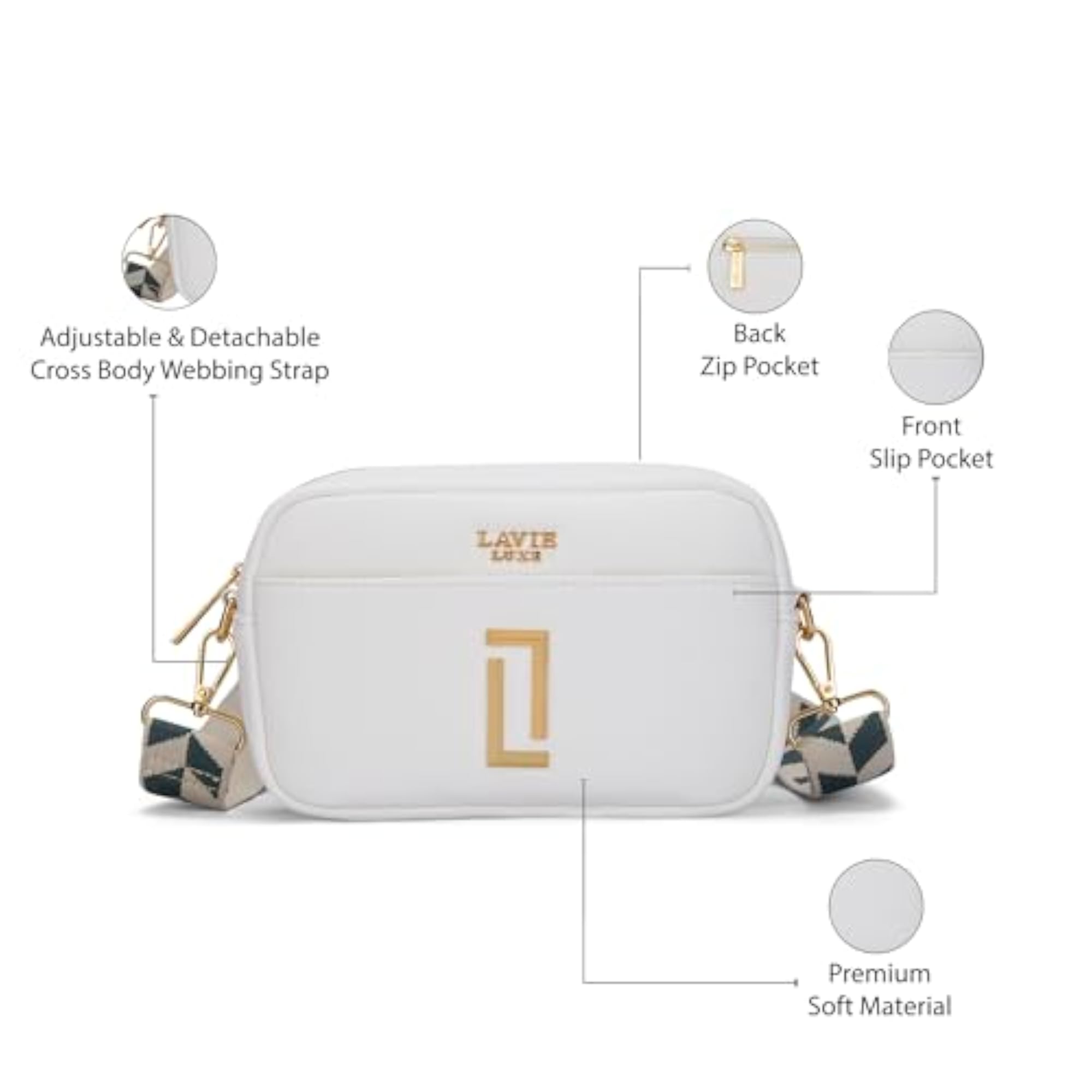 Women's Camera Cross Body Sling Bag