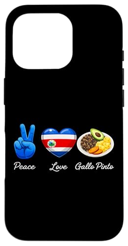 �R�X�^���J Peace Love Gallo Pinto �X�}�z�P�[�X iPhone 16 Pro �p