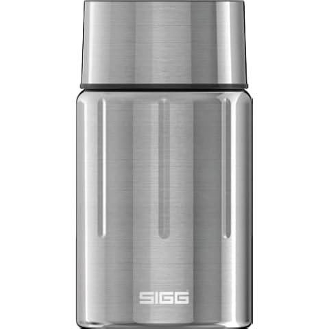SIGG Gemstone Food Jar Selenite (0.75 L), Insulated Food Container for the Office, School, and Outdoors, 18/8 Stainless Steel Thermo Container Cover