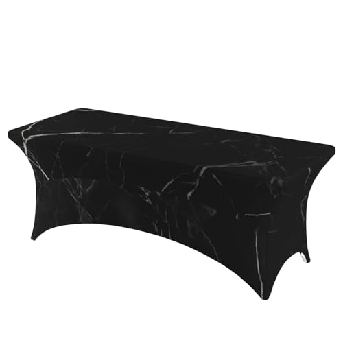 Nappe extensible en élasthanne lavable et infroissable pour table de fête - 2