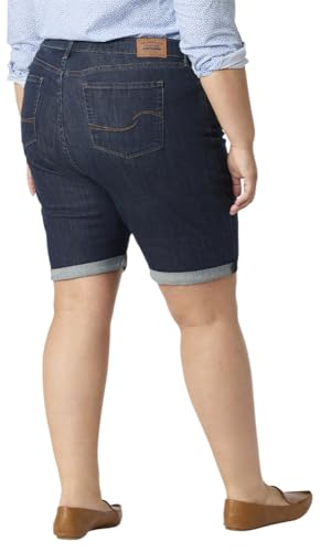 Image of Levi Strauss Signature Gold Women's Mid-Rise Bermuda Shorts Stretch Denim (Available in Plus Size)