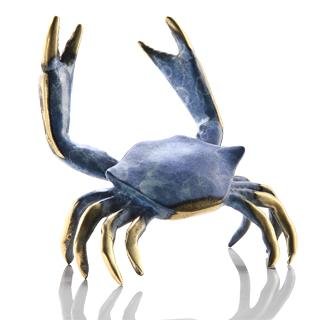 SPI Home Brass Chesapeake Bay Maryland Crab Figurine - Image 2