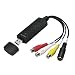 Produktbild LogiLink VG0030 - USB 2.0-Audio/Video-Grabber, USB-A zu 3x Cinch + miniDIN5, schwarz, 0,1 m