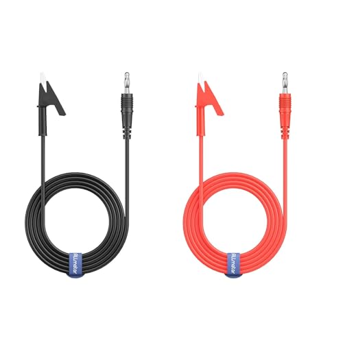 Image of ALLmeter Multimeter Alligator Clips Leads,4mm Banana Plug,1.2m 1000V 20A
