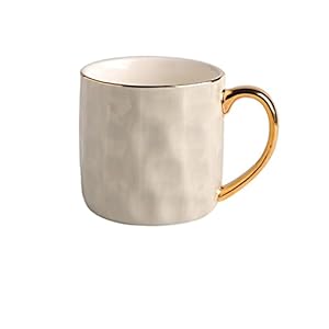 Porcelian Tea Mok met infuser en deksel, theezeefkop met theezakhouder for losse thee, keramische thee torenstemend…