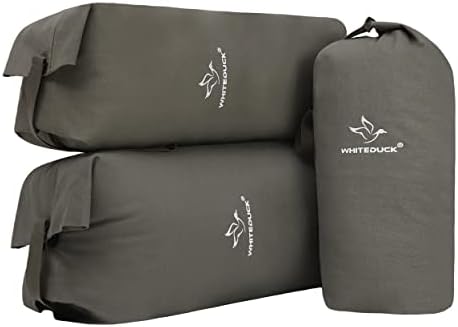 WHITEDUCK Folding Duffle Bag Set for Men & Women- Travel, Gym, Sport, Camping, Outdoor, Storage (Small, Large, X-Large- Olive)