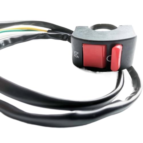 Interruptor de control de manillar de 22 mm de motocicleta arranque 125cc 2