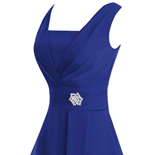 Aniywn Women Formal Wedding Bridesmaid Dress Plus Size High-Waist Party Ball Prom Gown Cocktail Dress