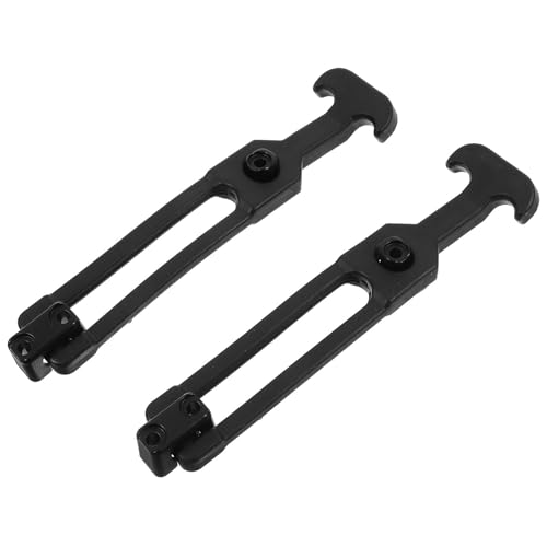 Cabilock 2pcs Rubber T-Handle Draw Latches with Elastic Shock Absorption for Toolboxes and Golf Carts, Flexible T-Handle Hasp Locks, Sturdy Rubber Material for Industrial Hardware