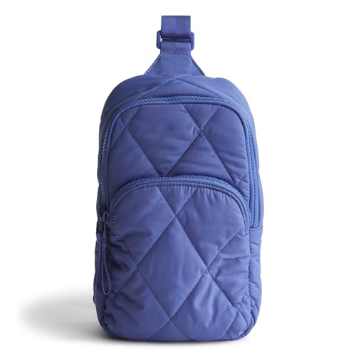 Vera Bradley Women's Lorman Sling Backpack - Featherweight, Deep Ultramarine, One Size