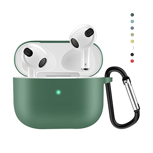 AirPods 3 (2021) P[XJo[ VRیP[X XL tgLEDP[X AirPods3p Airpods Gen 3p (pC[tO[)