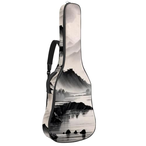 Sac pour guitare acoustique multicolore idéal pour transporter son instrument aux cours et concerts