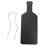 Bouteilles de vin en tableau noir : son poids léger le rend pratique à placer où vous le souhaitez. une fabrication soignée le rend difficile à déformer et à pourrir.