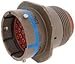 Deutsch - Te Connectivity Circular Connector, Receptacle, 3 Position, 12-3, in Line - MS3471W12-3PY-LC