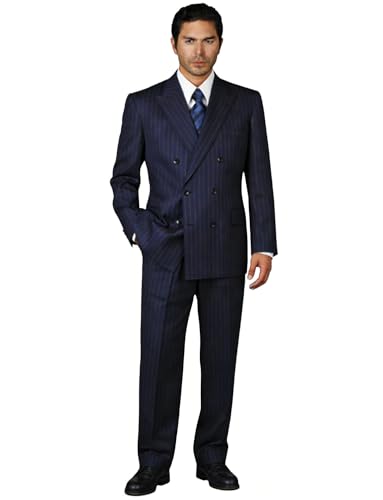 Costume de Smoking Hommes Ensemble Deux pièces à Rayures élégant