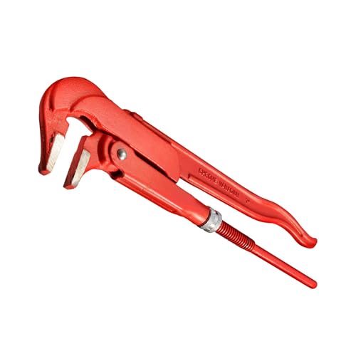 CFH Armaturenzange 90° 1 Zoll AZ 718 – Chrom-Vanadium-Stahl, stufenlos verstellbar, Schutzbacken, ergonomischer Griff, für Sanitärinstallationen und Wartung