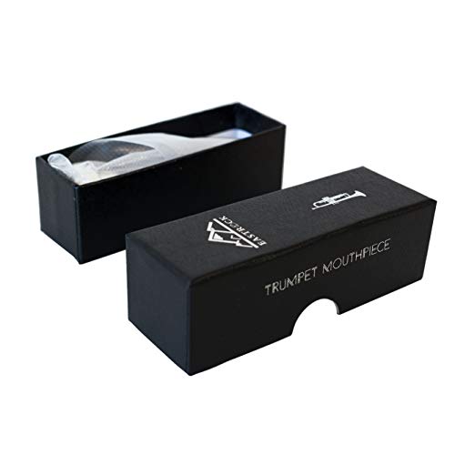 image for EastRock 3C Trumpet Mouthpiece Silver Plated Bb Trompeta Mouthpiece Tr