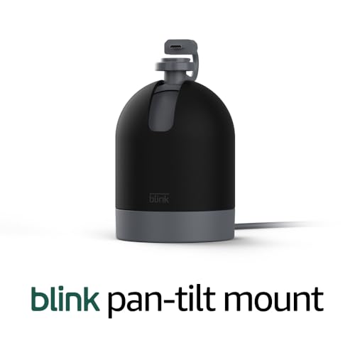 Blink Mini Pan-Tilt Mount | Montura giratoria negra para cámara de seguridad interior