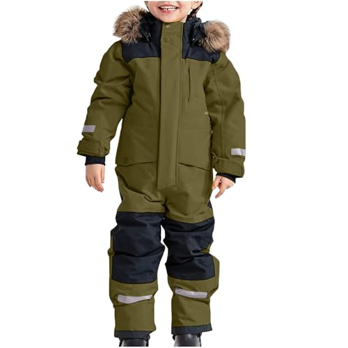 Combinaison de ski enfants une pièce étanche contre l'infiltration de neige et froid