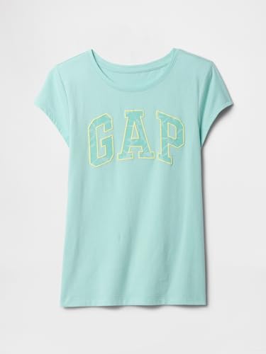 Image of Gap Girls Short Sleeve Logo Tee T-Shirt