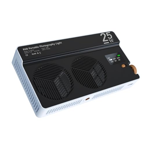 Luz de relleno LED ajustable 25W para fotografía y vídeo portátil
