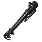 catazer Folding Bike Stem Quick-Release Left Fold Aluminum Alloy Adjustable Stem Without Teeth 25.4×28.6×440mm (Black)