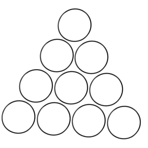 HAWILLOSCH 10 Pezzi Guarnizione Filtrante Acqua Anello Di Tenuta Per Purificatore D'acqua Accessorio Filtro Silicone Resistente a Olio, Raggi Uv e Usura