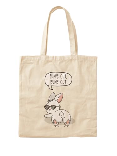 Sac fourre-tout Soleil dehors fesses dehors grand cabas de plage en toile de coton