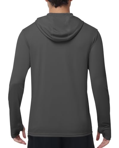 Image of Roadbox Men's UPF 50+ Zip Up Sun Hoodie, UV Protection Lightweight Jacket
