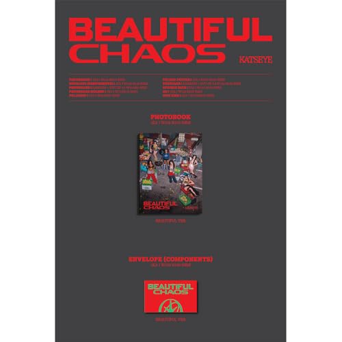 Image of KATSEYE [BEAUTIFUL CHAOS 2nd EP Album](BEAUTIFUL ver.) + 3 Extra Photocards Set
