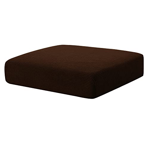 Hokway Couch Cushion Covers Stretch Cushion Covers Sofa Seat Cushion Slipcover Cushion Protector(Chocolate, Small) #TOP4