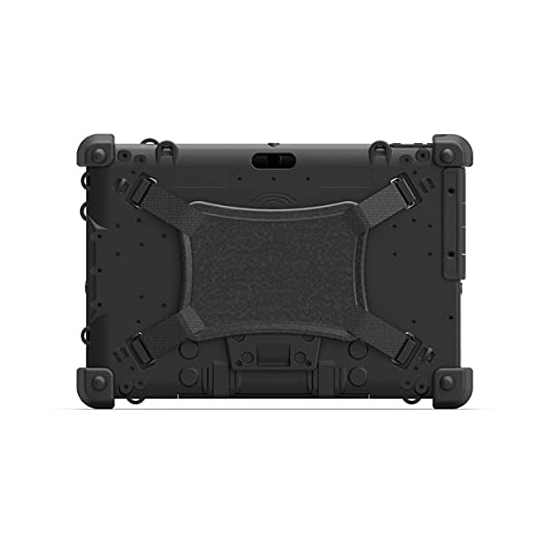 MobileDemand Flex 10B Rugged 10 inch Tablet with Windows 11 Pro Upgrade, Ultra Lightweight 3000mAh Battery 4GB, Tablet PC, Handheld PC with Handstrap for Rough Outdoor Work and Business Activities