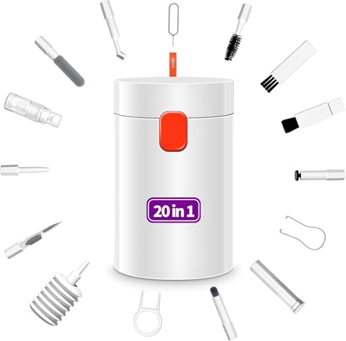 Image of Cerlink 20 in 1 Multifunctional Cleaner Kit. Keyboard Cleaning Brush, Headphones Cleaner Kit for AirPods, Multi-Tool for Cleaning Laptop,Keyboard,Earbuds,Camera,Phone