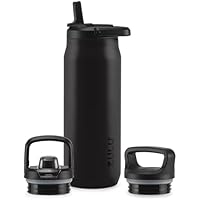 32-Oz ZULU Base Stainless Steel Water Bottle with 3 Lids only .19: eDeal Info