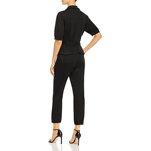Paige Women's Mayslie Jumpsuit, Washed Black, 0 #TOP1