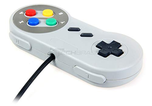 Controle Para Super Nintendo Joystick Snes - Botão Colorido