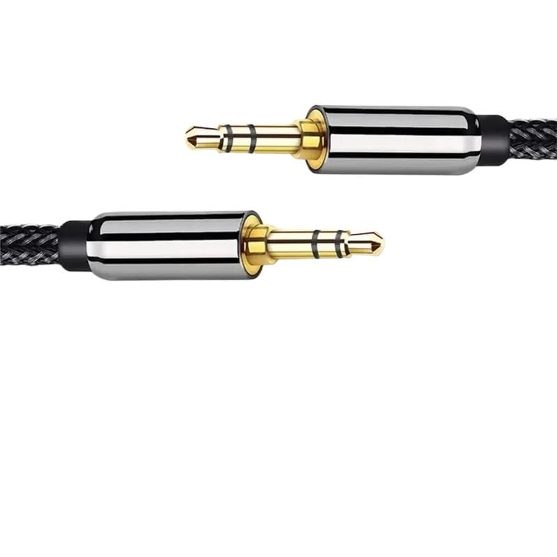 Cable Auxiliar 3.5mm Stereo Macho a Macho 5M miniatura 4