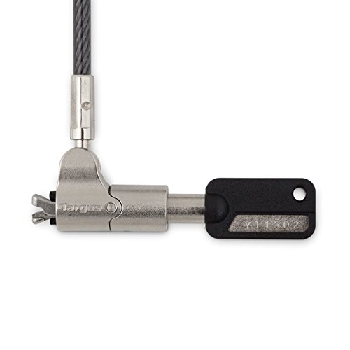 Image of Targus DEFCON Trapezoid Keyed Cable Lock for Laptop Computer and Desktop Security Cable (ASP65GLX)