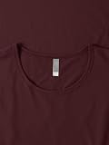 Męska koszulka Hipster Curve Hem Droptail Premium Longline T-shirty, 1HC01_Wine, S