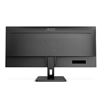 AOC U34E2M - 34 Zoll WQHD Monitor, 100 Hz, 4 ms, Adaptive Sync (3440x1440, HDMI, DisplayPort) schwarz – Ansicht 3