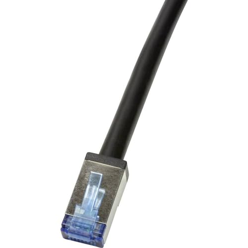 LogiLink CQ7093S câble de réseau Noir 10 m Cat6a S/FTP (S-STP)